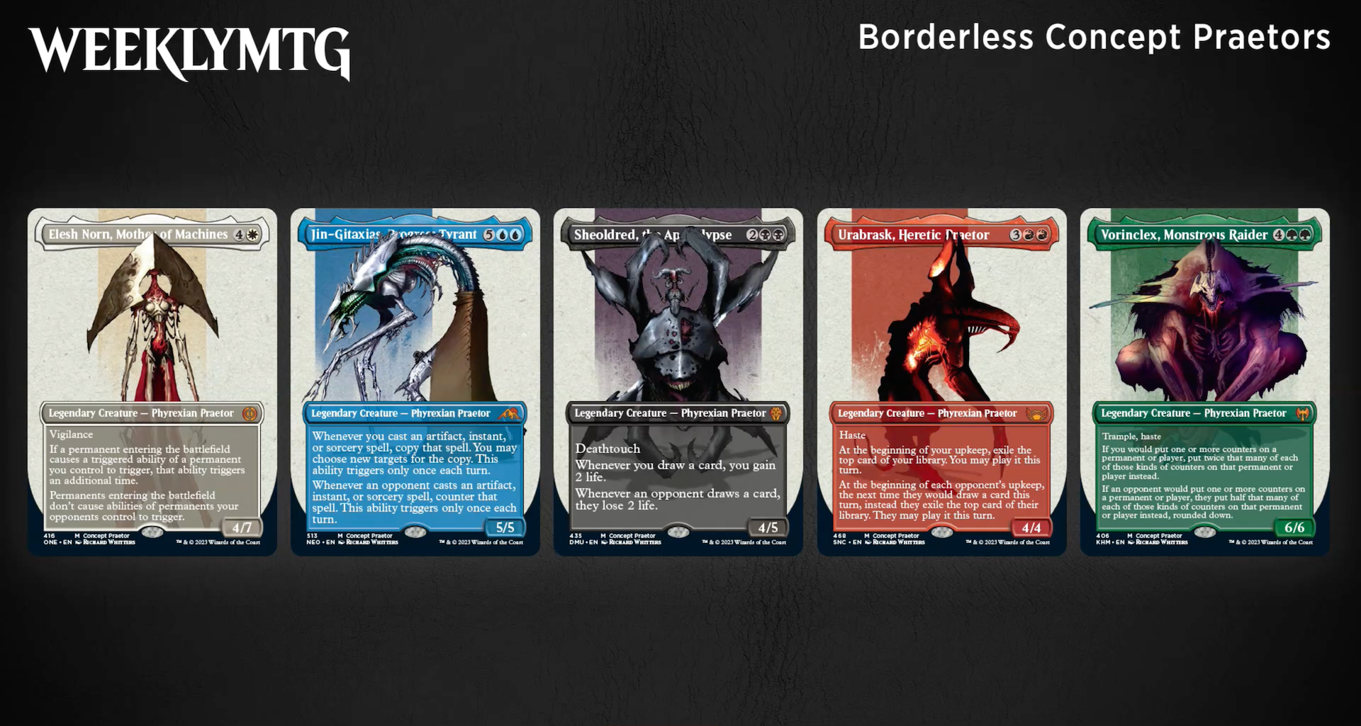 MTG’s Phyrexia All Will Be One set promises to kill five important